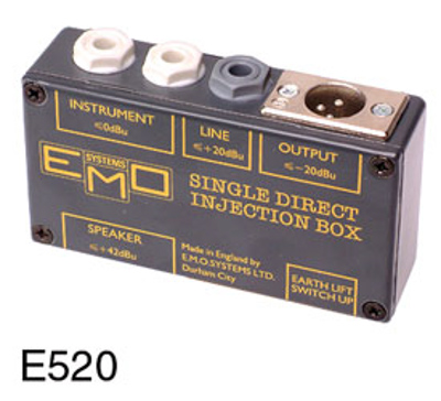 EMO EMO E520 DI BOX Passive, 1 channel, (EX-HIRE) Loc.A3