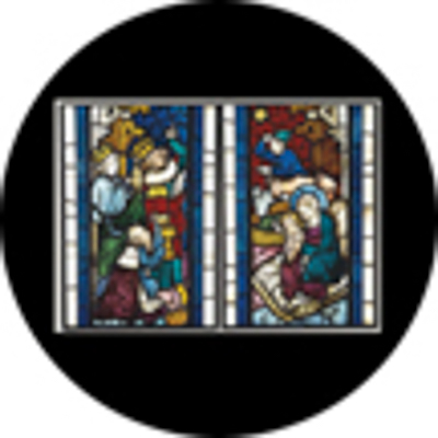 86674 Nativity Stained Glass (Multi Colour Glass)