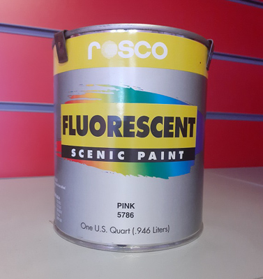 Rosco Fluorescent Paint 0.946L - Pink (OLD STOCK)