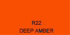 Supergel #22: Deep Amber 