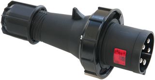 125 Amp Plug SPNE IP67 PCE (043-6xs) ALL BLACK