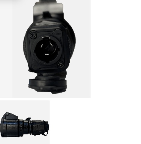 16A Socket to Trucon Plug Converter SPNE 213-6XT1 ALL BLACK