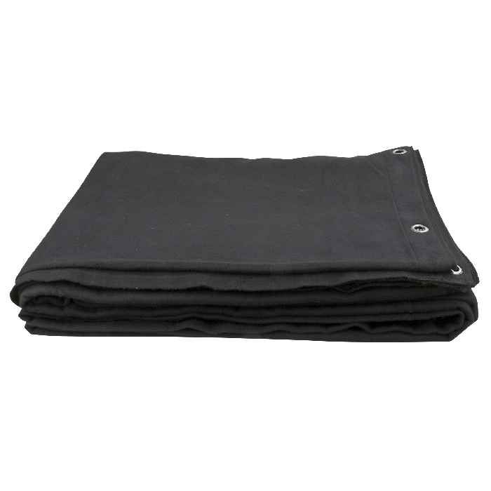 MOLTON 160 Molton 300 x 300cm Black