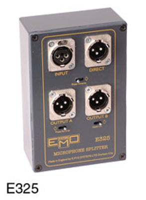 EMO E325 MICROPHONE SPLITTER  Free standing