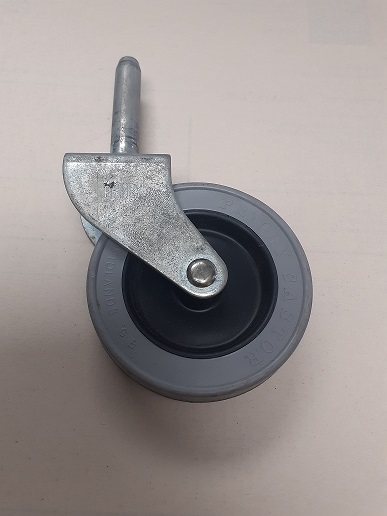 75mm Peg Castor with Grey Wheel (used)