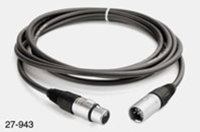 TECPRO Dual circuit cable (XLR 6 pin) - 5 metres - 27-945