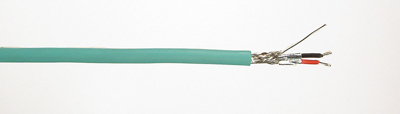 DST CABLE 1 pair, Turquoise, 110 Ohms (per metre)