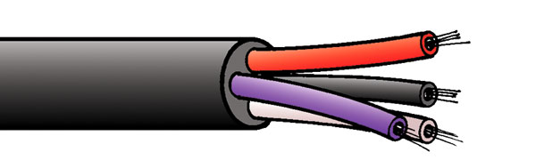 GPS 4 CORE 1.5mm SPEAKER CABLE (per metre) 34-284