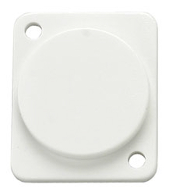 XLR Blanking Plate White ABS 40-990