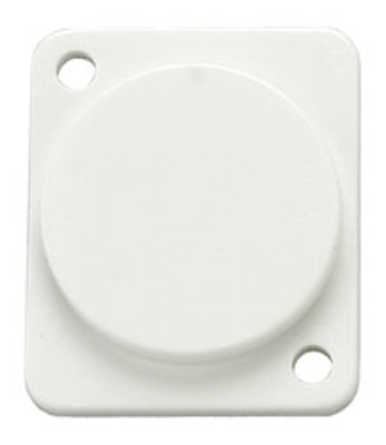 XLR Blanking Plate White ABS 40-990