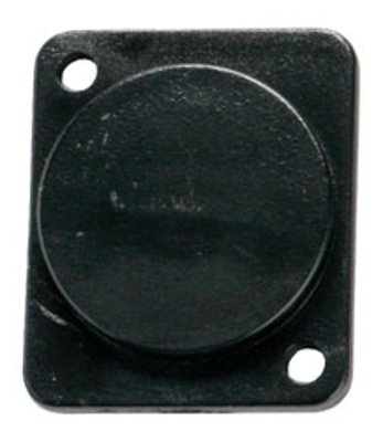 XLR Blanking Plate Black ABS 40-991 