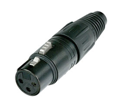 NEUTRIK XLR NC3FX-BAG Female cable black 41-323