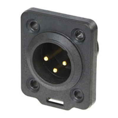 Neutrik NC3MDX-TOP XLR Male Panel Mount