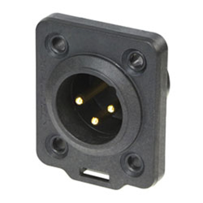 Neutrik NC3MDX-TOP (3P Male DMX Panel Mount IP65)