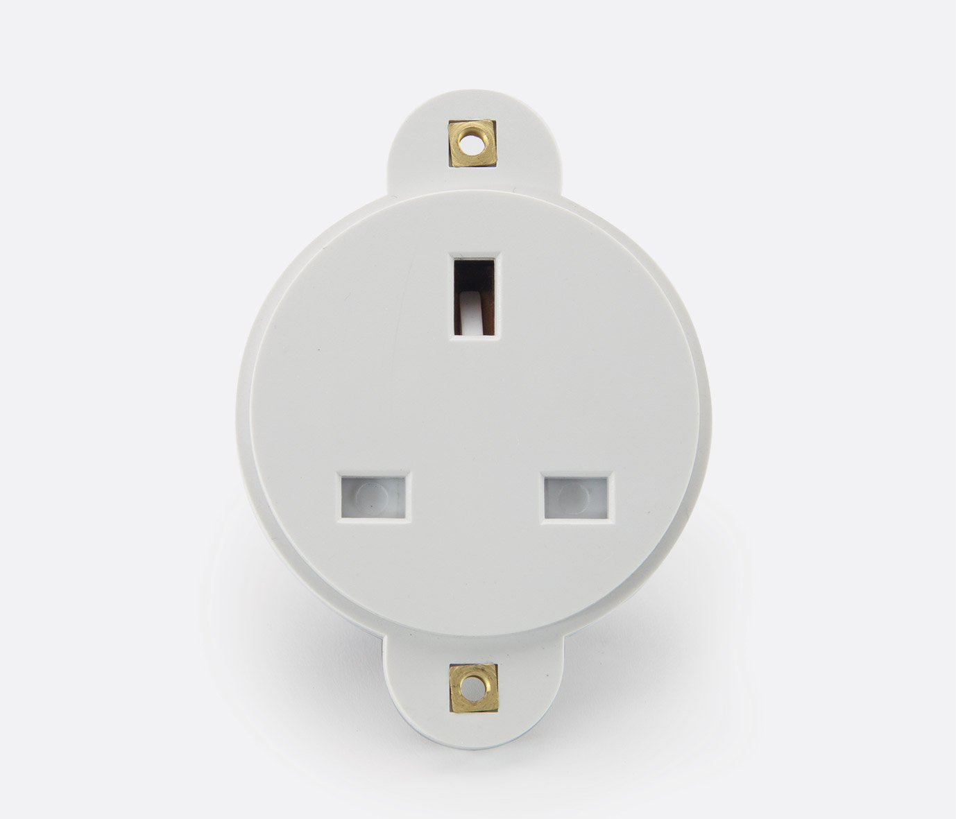 13A Socket Insert, White (North/South Mounting)