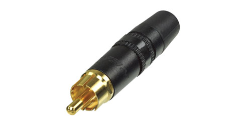 Rean NYS373-0 Phono Plug Black