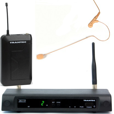 Trantec S4.10 Earworn System (SJEM77 mic) S4.10-E-EB-GG3