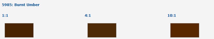 ROSCO Supersat Burnt Umber - 1 Litre 150 05992 0032