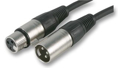 3 Pin XLR 3m - Nickel Connectors - AV1437215