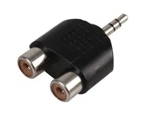Adaptor, 2x Phono Socket to 3.5mm Plug -  PSG01937
