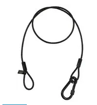 1m Stainless Steel Safety Wire, 50kg, Black - DP38287