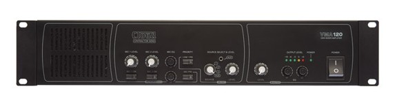 CLOUD VMA120 MIXER AMPLIFIER 120W, 25/70/100V/4ohm, 3x line in, 2x mic in, 1x mono output
