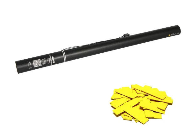 EQUINOX - 80cm Electric Confetti Cannons YELLOW