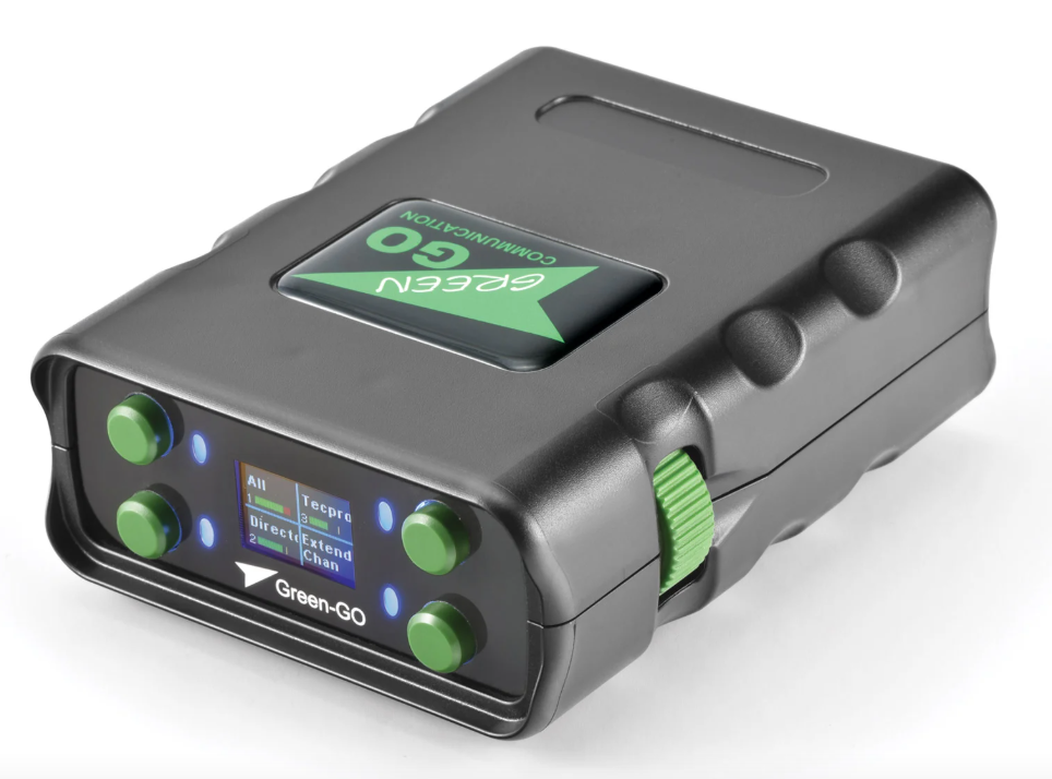 GREEN-GO GGO-WBPX5G WIRELESS BELTPACK, 5G, 4-channel, with PSU, black