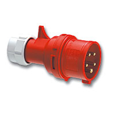 16 Amp TPNE Plug IP44 PCE (015-6)