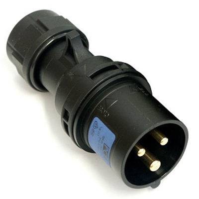 PCE 16A 110V Yellow Site Ceeform Cable Mount Female Socket – 3 Pole, 213-4 (UK Made)