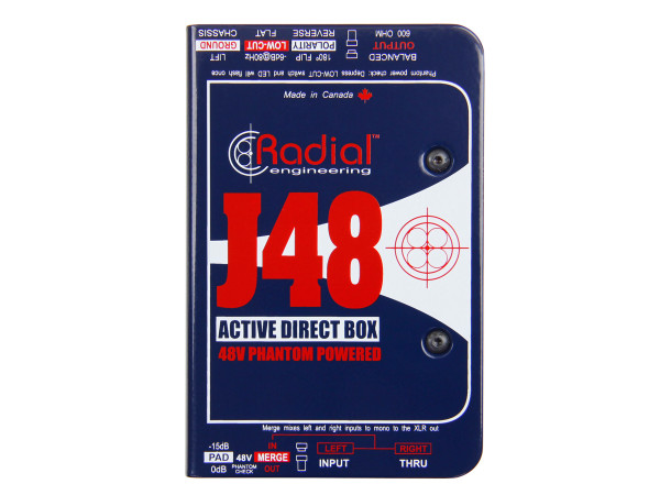 Radial - J48 - Phantom Powered Active Direct Box