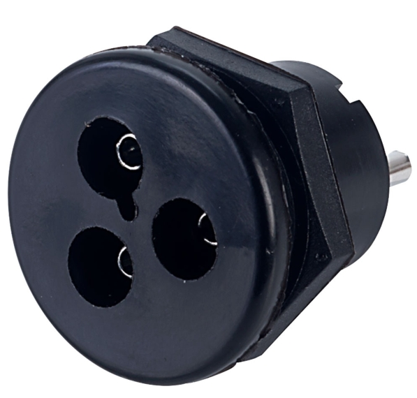 Le Maitre O52022 Bulgin Panel Mount Socket 3-Pole