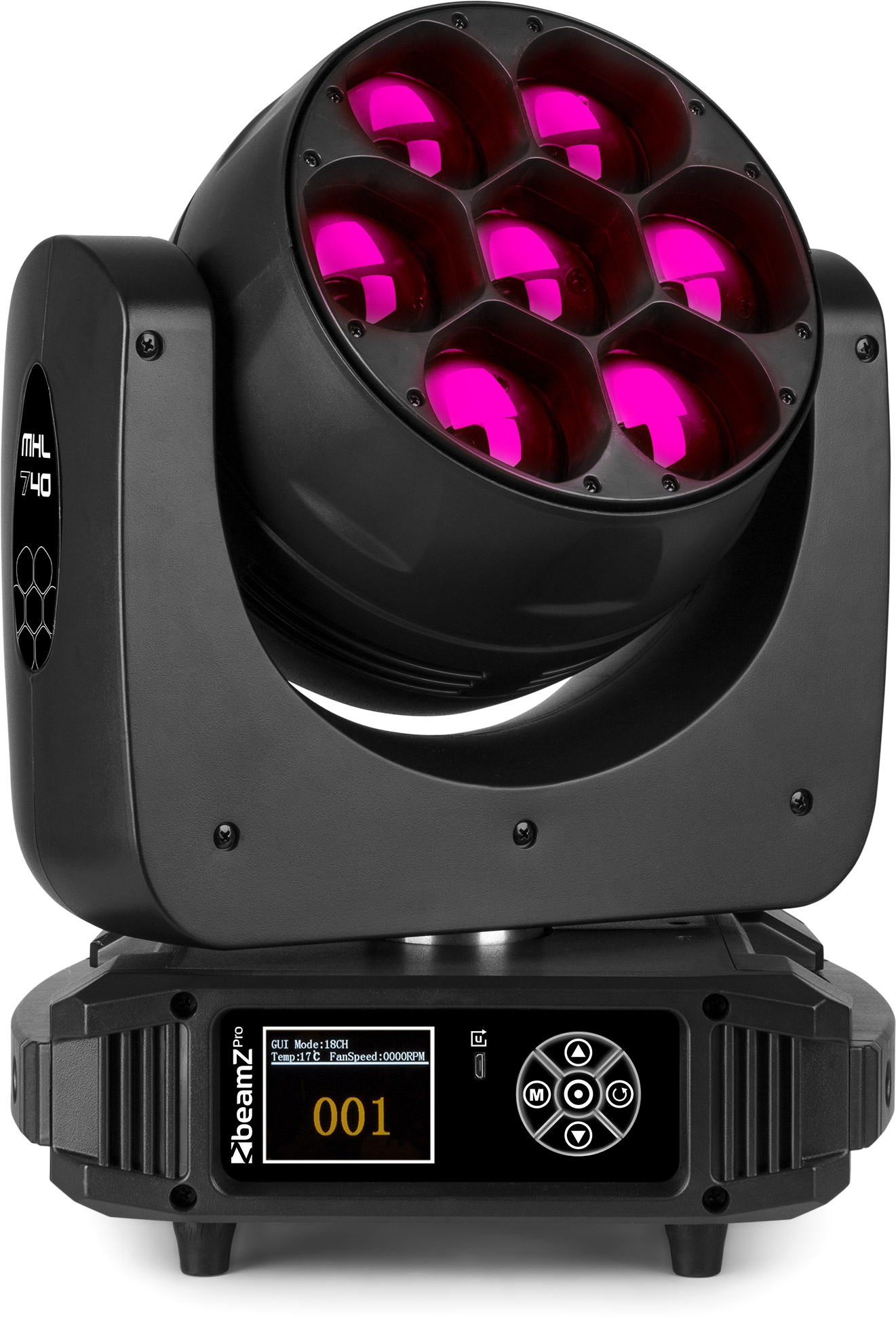 BeamZ Pro - MHL740 LED Moving Head Zoom 7x40W (p/n 150.104)