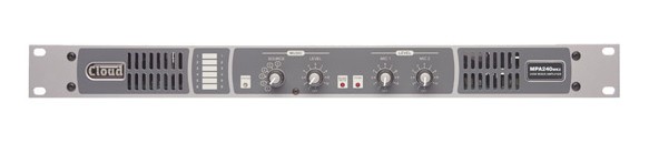 CLOUD MPA240 - Mixer Amplifier 6-Line/2-Mic Input Mixer Amp 240W 4 or 100V