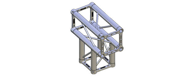 QX30SAT3 - Litec QX30SA 30cm Square Truss - 3 way tee (excludes shipping)