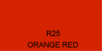 Supergel #25: Orange Red 