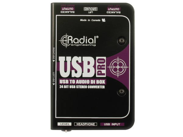 Radial - USB Pro -Stereo USB Laptop Direct Box