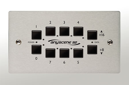 AS512H Anyscene 512 - 23 Preset Programmable DMX Scene Recall Unit