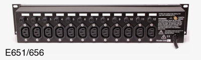 EMO E656 IEC Distro Panel 