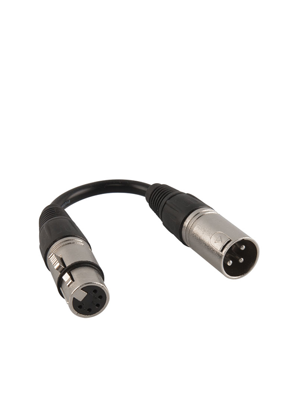 Chauvet Pro - Adaptor 5-pin (F) to 3-pin (M) 15cm
