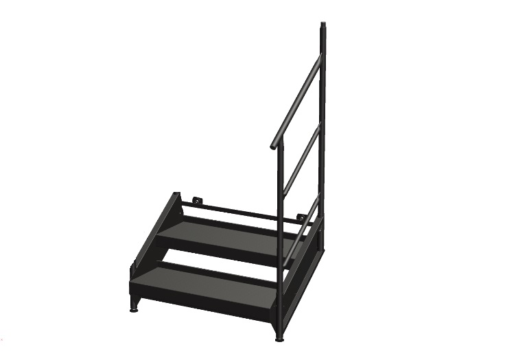 RAT 141Q22-600 Step Handrail (600mm stage height) (excludes shipping)