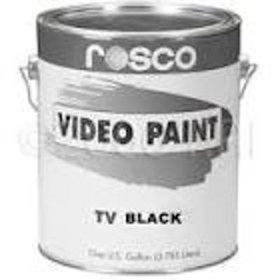 ROSCO Video Paint - TV Paint 3.79 Litres Black 574017